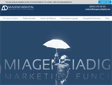 Tablet Screenshot of miagenciadigital.com